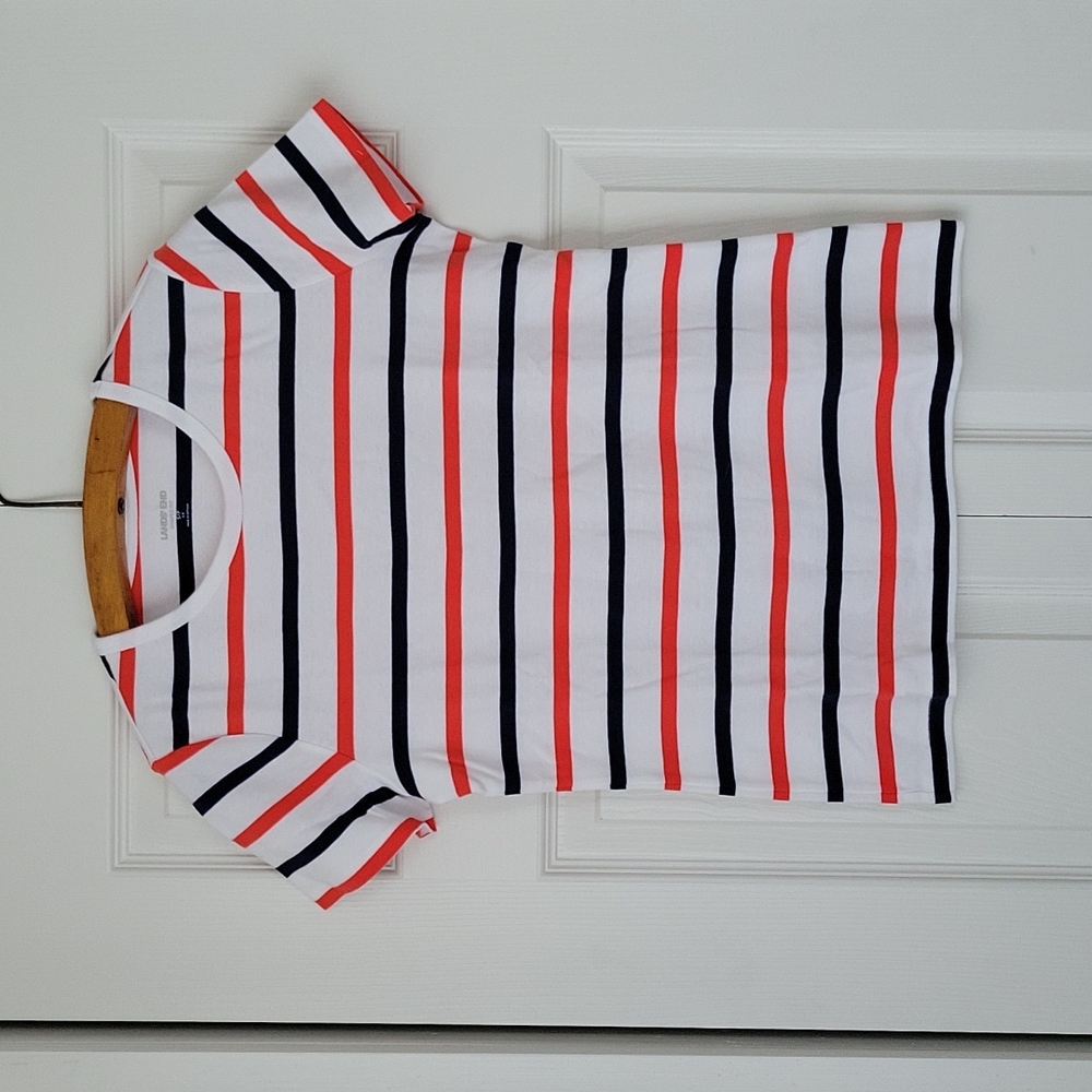 Lands' End striped shirt